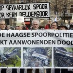 AGH protesteerde in Den Haag op het Binnenhof en Plein